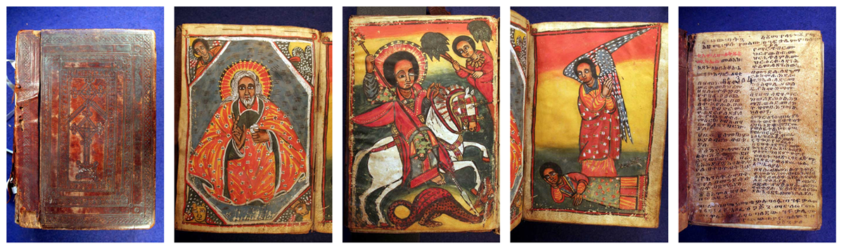 Illuminations from book KOLIB0066 - King's own museum Abyssinia Project